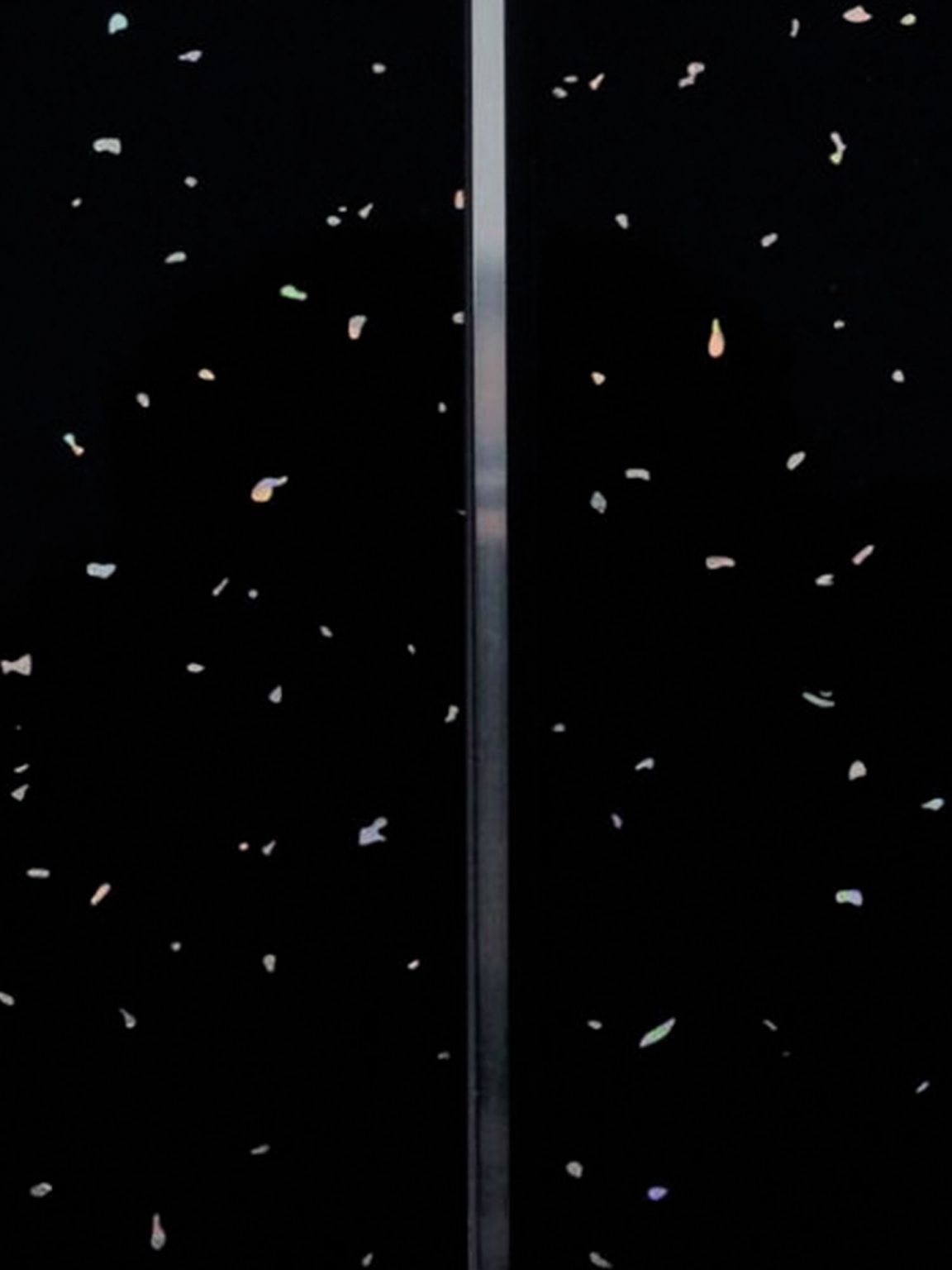 Black Sparkle & Chrome Ceiling Panel (Gloss )